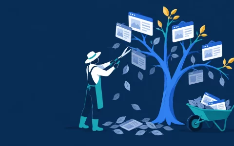 Content pruning : élagage des vieux articles d'un site