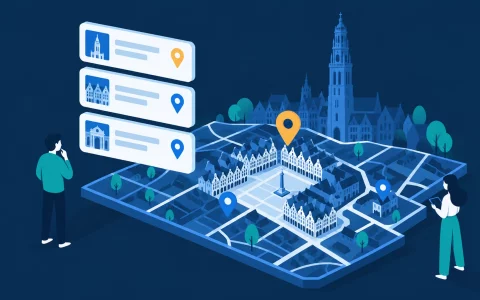 Pack local Google à Arras : trois fiches d'entreprise et épingles sur la carte