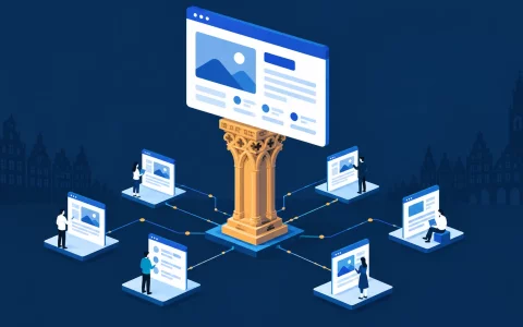 Page pilier efficace soutenant ses pages satellites