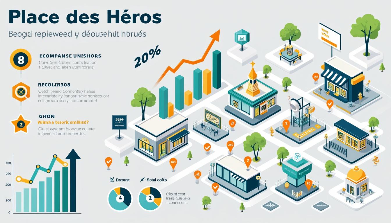 SEO Arras Place des Héros : booster commerces et services